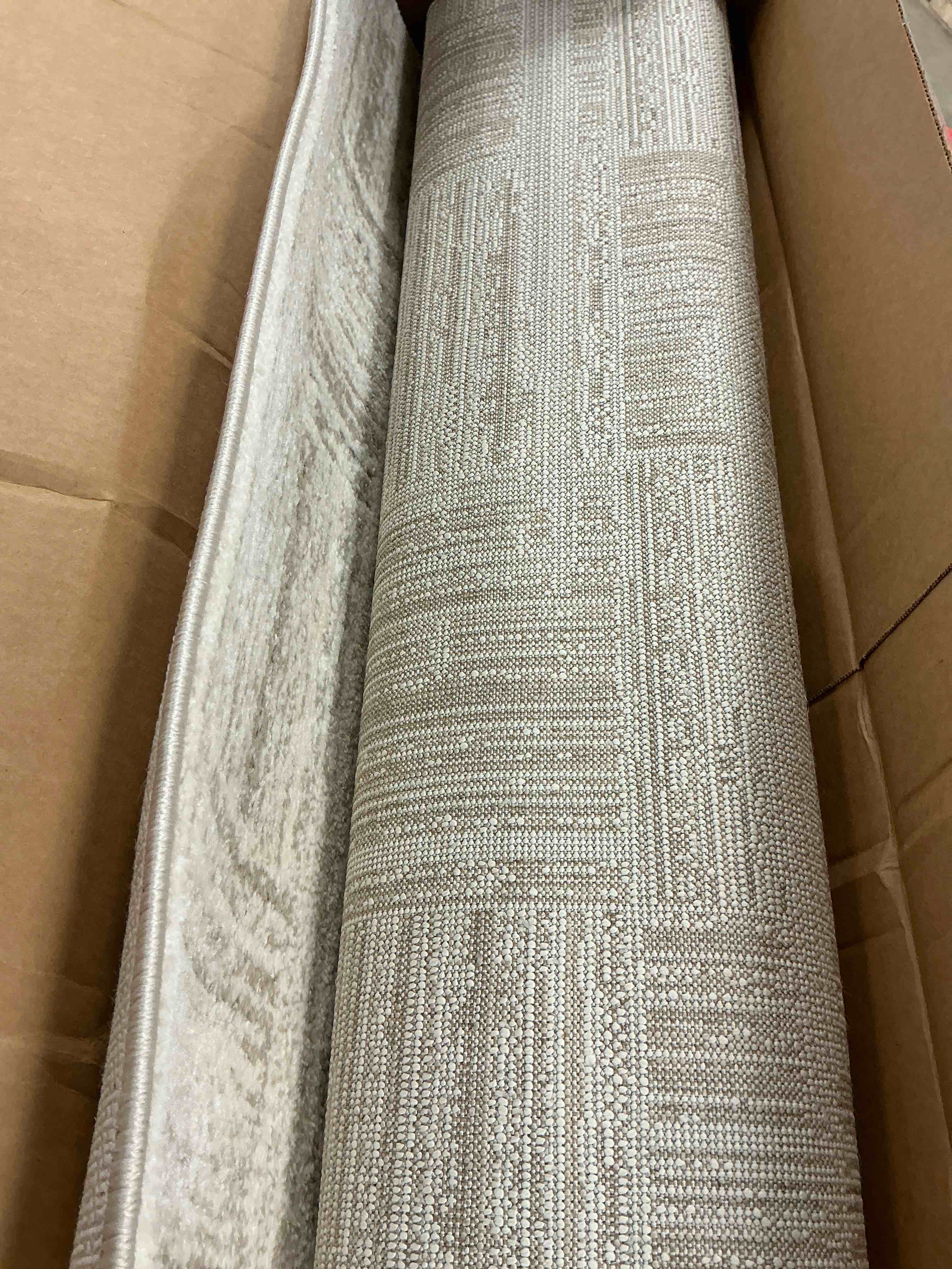 Condition photo showing Good Condition for Loloi Amber Lewis Monty Collection MOT-01 Ivory/Taupe 4'-0" x 6'-0", .50" Pile Height, Accent Rug Ivory / Taupe 4' x 6' (Rectangular)