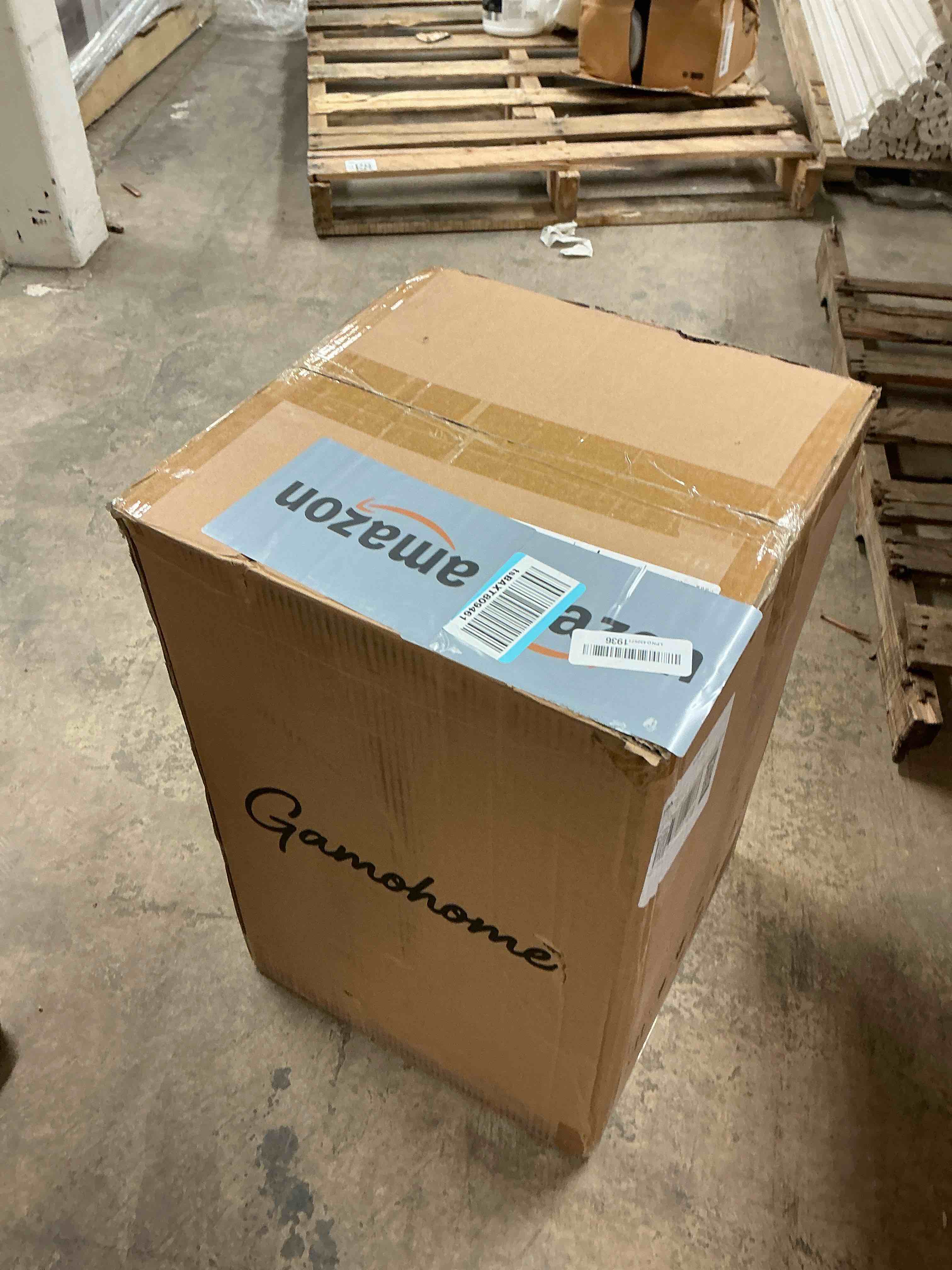 Condition photo showing As Is for Towel Warmer Luxury Heated Bucket – Bluetooth Speaker, Ambient Light & Auto Shut Off – Fits Two 40"x70" Towels, Bathrobes, Blankets – Great Gift Idea