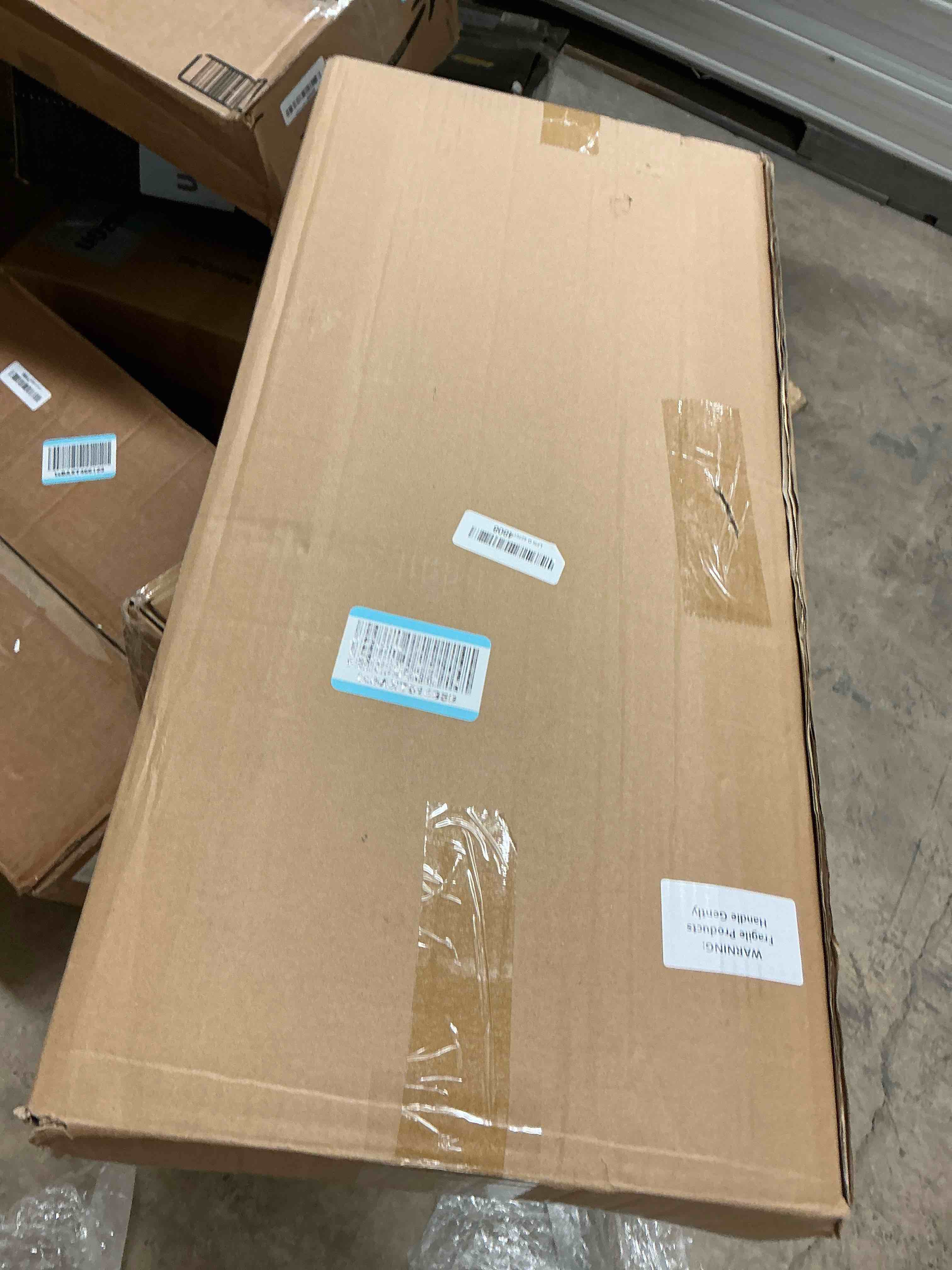 Condition photo showing New/Like New for Namalu Acrylic Foldable TV Dinner Table Clear Small Folding Tray Space Saving for Eating Snack Coffee Bed Desk Living Room Kitchen Furniture Easy Assembly(No Edge,20.4 * 18.6 * 12 Inches,Transparent) Transparent 20.4*18.6*12 Inches No Edge