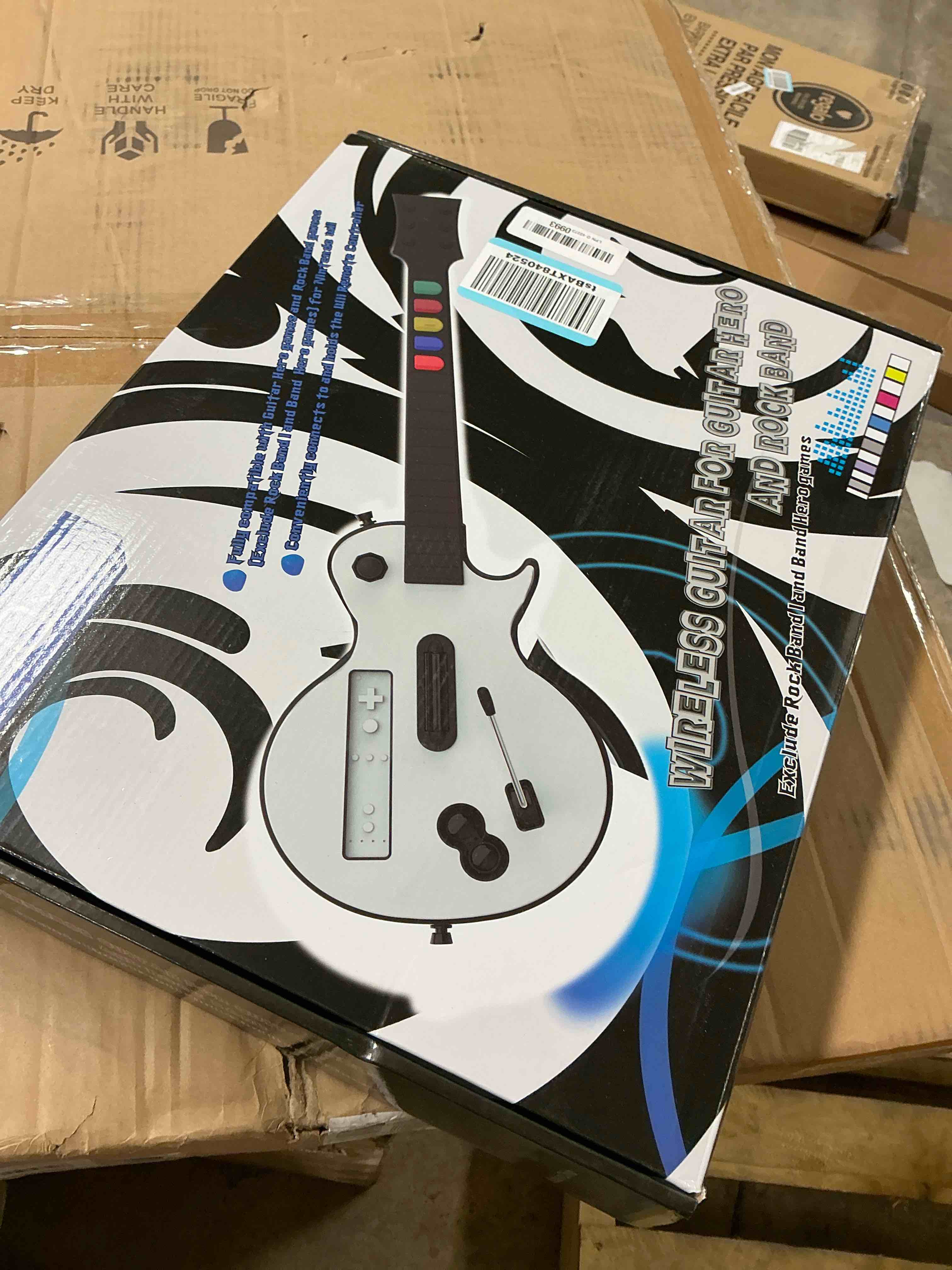 Condition photo showing New/Like New for DOYO Wireless Wii Guitar Hero Controller Compatible with Guitar Hero and Rock Band 2 & 3 Games with Strap (Excludes Rock Band 1), White