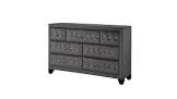 rausch upholstered dresser,gray 