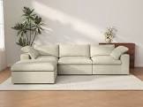 upholstered sofa, cloud modular sectional sofa couch (incomplete one box only)