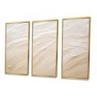 modern beach beige sand charm i,coastal beach sand wall art set