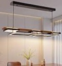 vintage wood led kitchen island light