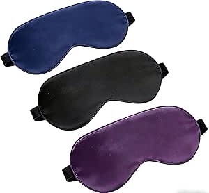 Sleep mask, purple, black, blue, comfy sleeping mask silky material