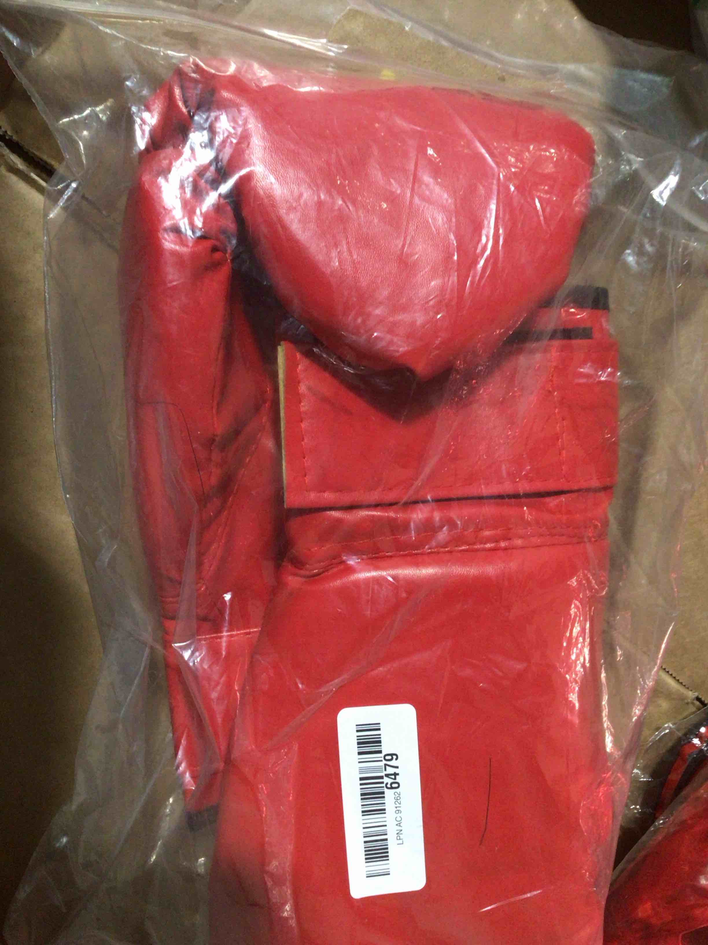 Condition photo showing New/Like New for Kanayu 3 Pieces Boxing Headgear and 3 Pairs Gloves Set Shockproof Leather Boxing Helmet Safety Head Guard Punching Bag Gloves for Men Women Youth Beginners Black, Blue, Red Adult