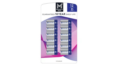 48 batteries aa 1.5v alkaline members mark 