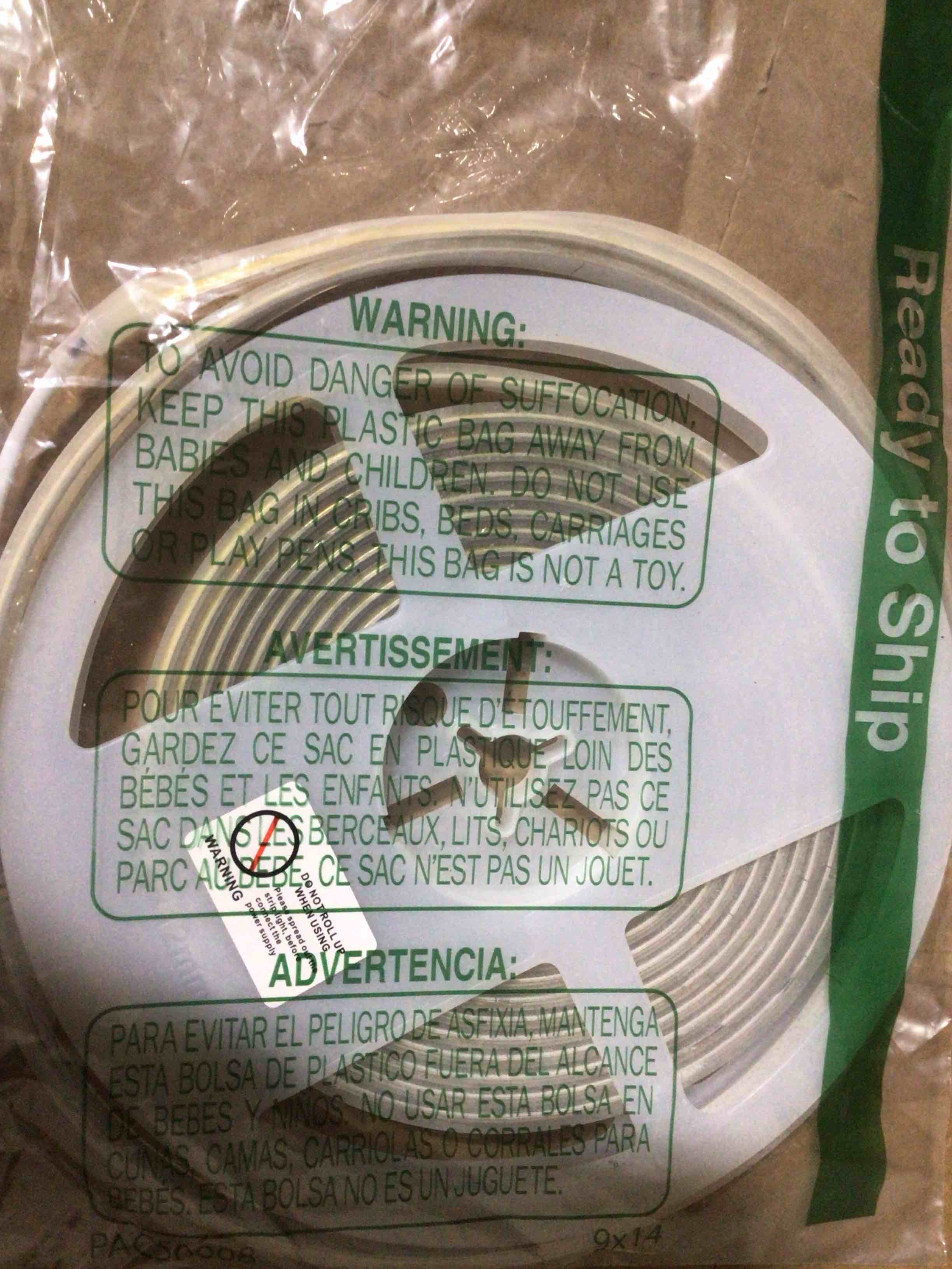 Condition photo showing New/Like New for PAUTIX COB LED Strip Light IP67 Waterproof 20ft/6.1m,6000K Daylight White 2928 LEDs CRI90+ 24V Super Bright,Silicone LED Strip Light for Outdoor Indoor Lighting Decor(Adapter & Dimmer Not Included) 6000K/20ft-IP67 Waterproof