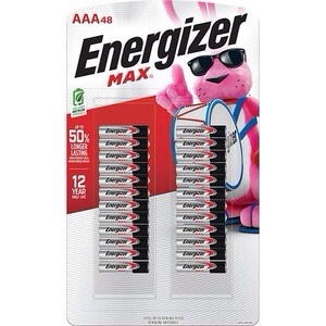 ENERGIZER AAA48 BATTERIES LONG LASTING BATTERIES incomplete