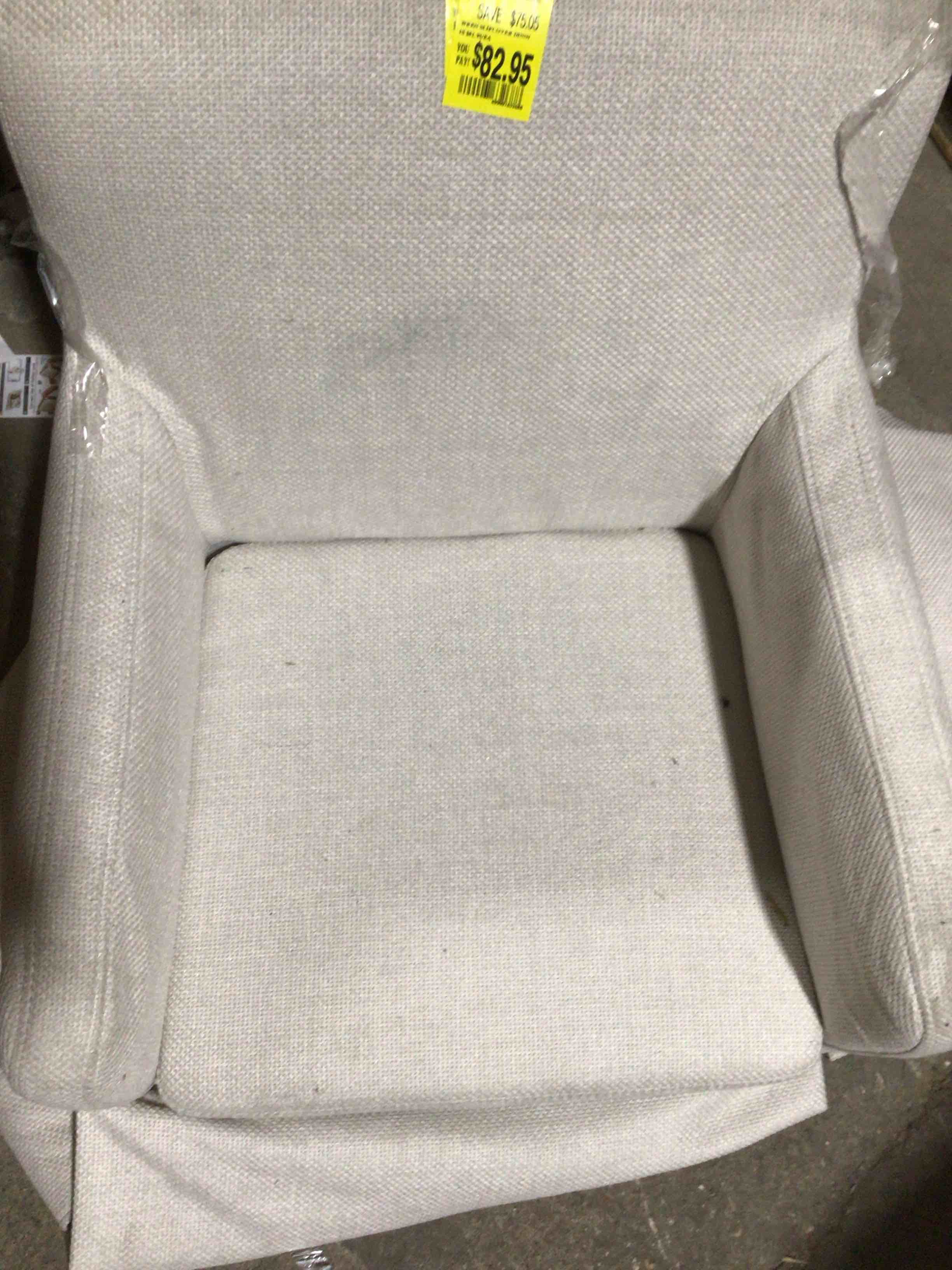 duhome upholstered dining chair,linen accent chair for living room,single sofa