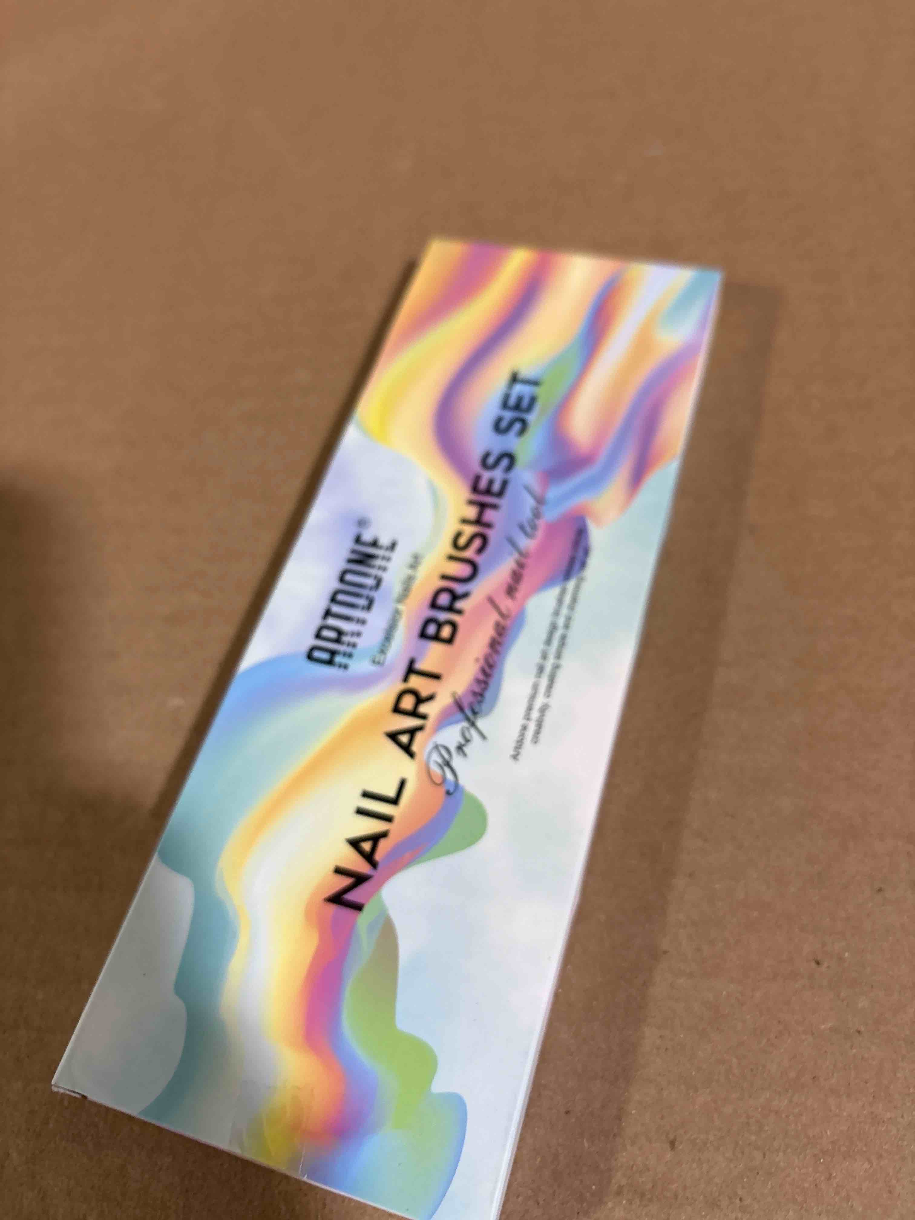 Condition photo showing New/Like New for Artdone Metallic Nail Art Pens, Liner Brushes Set, 5PCS Black Color Nail Tools For Long Lines, Thin Details, Fine Drawing, Liner Brush UV Gel Polish Painting Nail Design Sizes 5/8/12/20/25mm