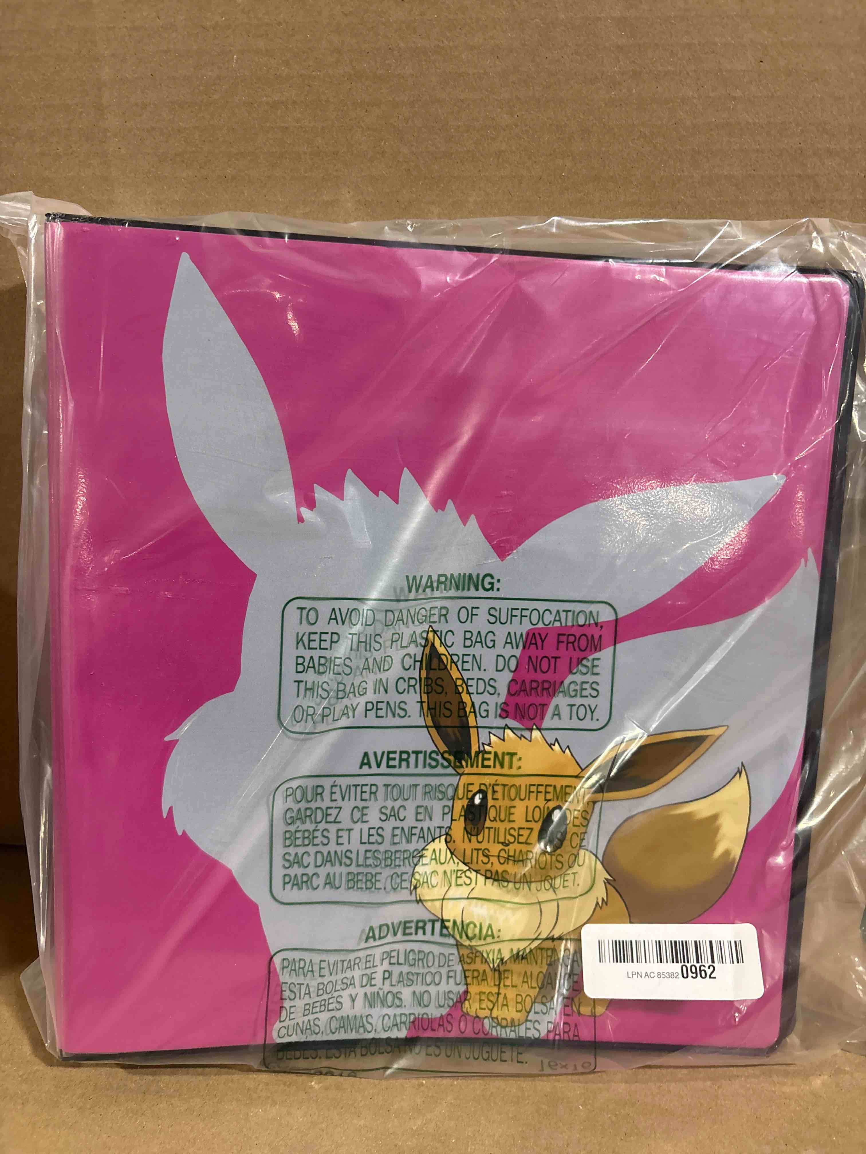 Ultra Pro:-Pokemon Eevee Trading Card Game, 3 Ring Album Holds 9 Pocket Pages, Durable