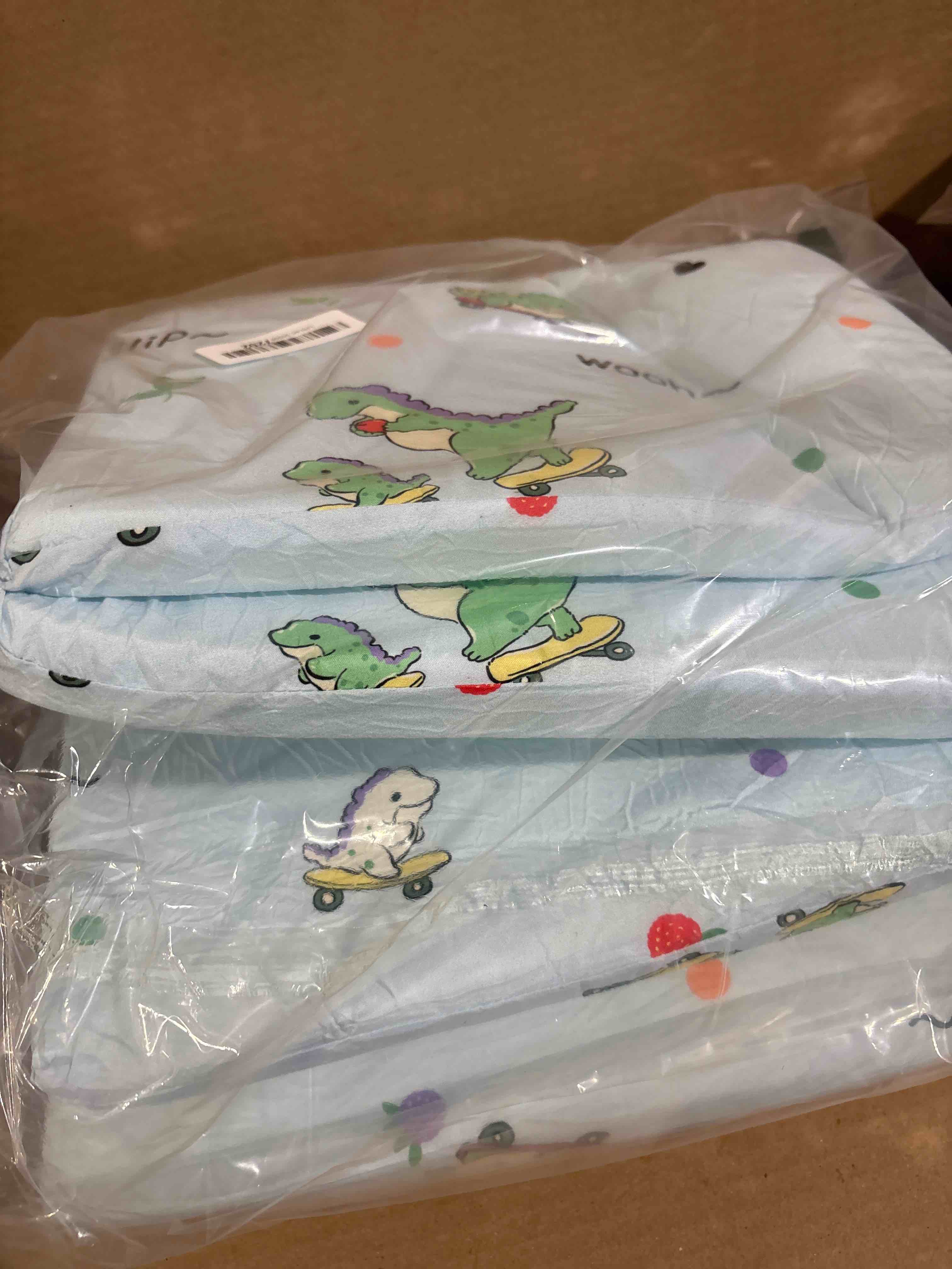 Condition photo showing New/Like New for 2025 Upgraded Pack and Play Mattress 38" x 26" Soft Firm Premium Foam Pack N Play Mattresses Odorless Breathable Comfort Baby Foam Portable Playpen Mattresses (Tri-fold Dinosaur) 38*26*1.5 In Tri-fold Dinosaur