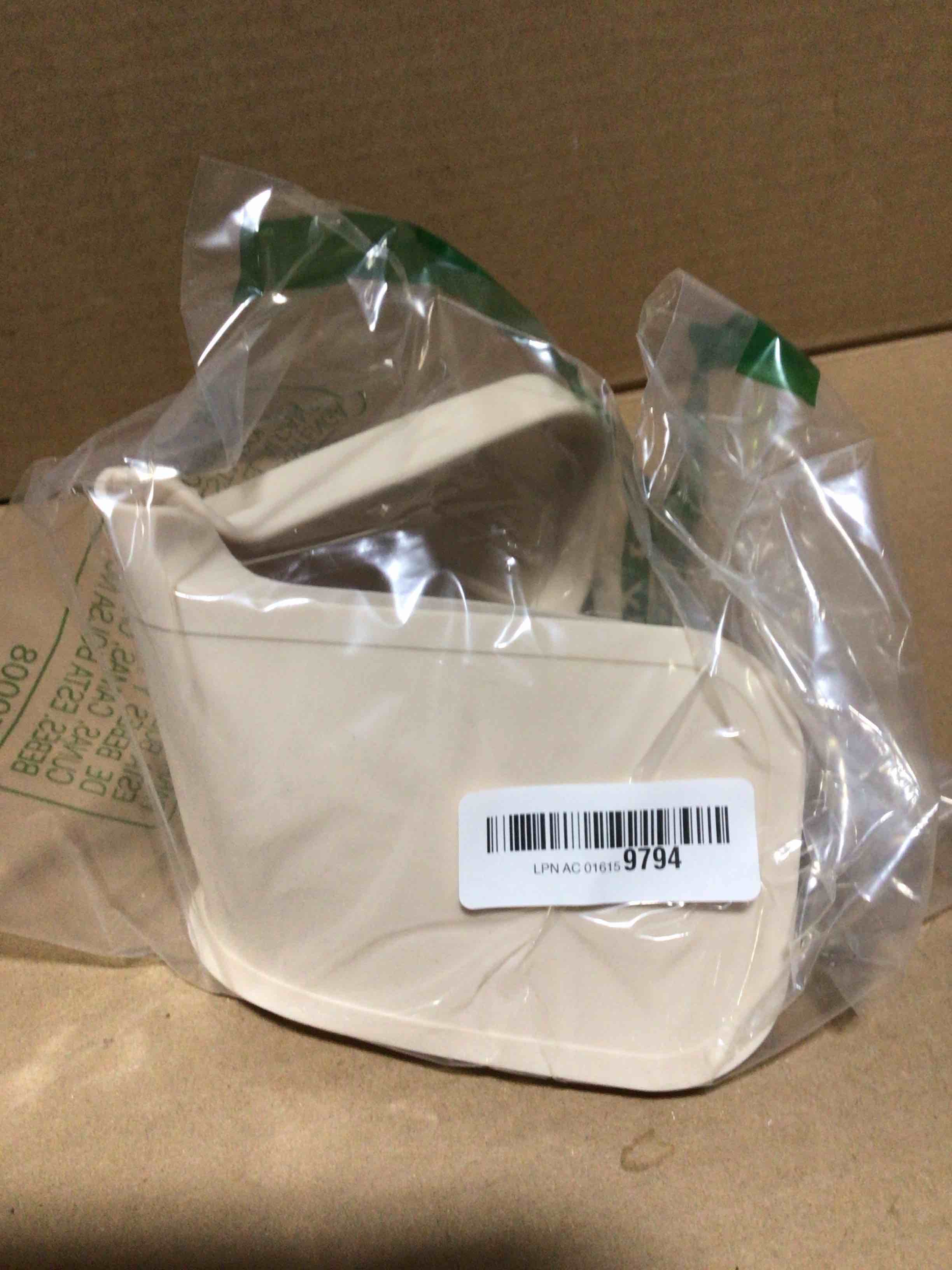 Condition photo showing New/Like New for Silicone Bathroom Soap Dishes with Drain Spout-Bathroom and Kitchen Sink Organizer,Sponge Holder,Dish Soap Tray,Perfect for Dispenser,Scrubber,Bottle,Cup on Sink or Counter-Tapioca 12"×4" Tapioca L(12"×4")