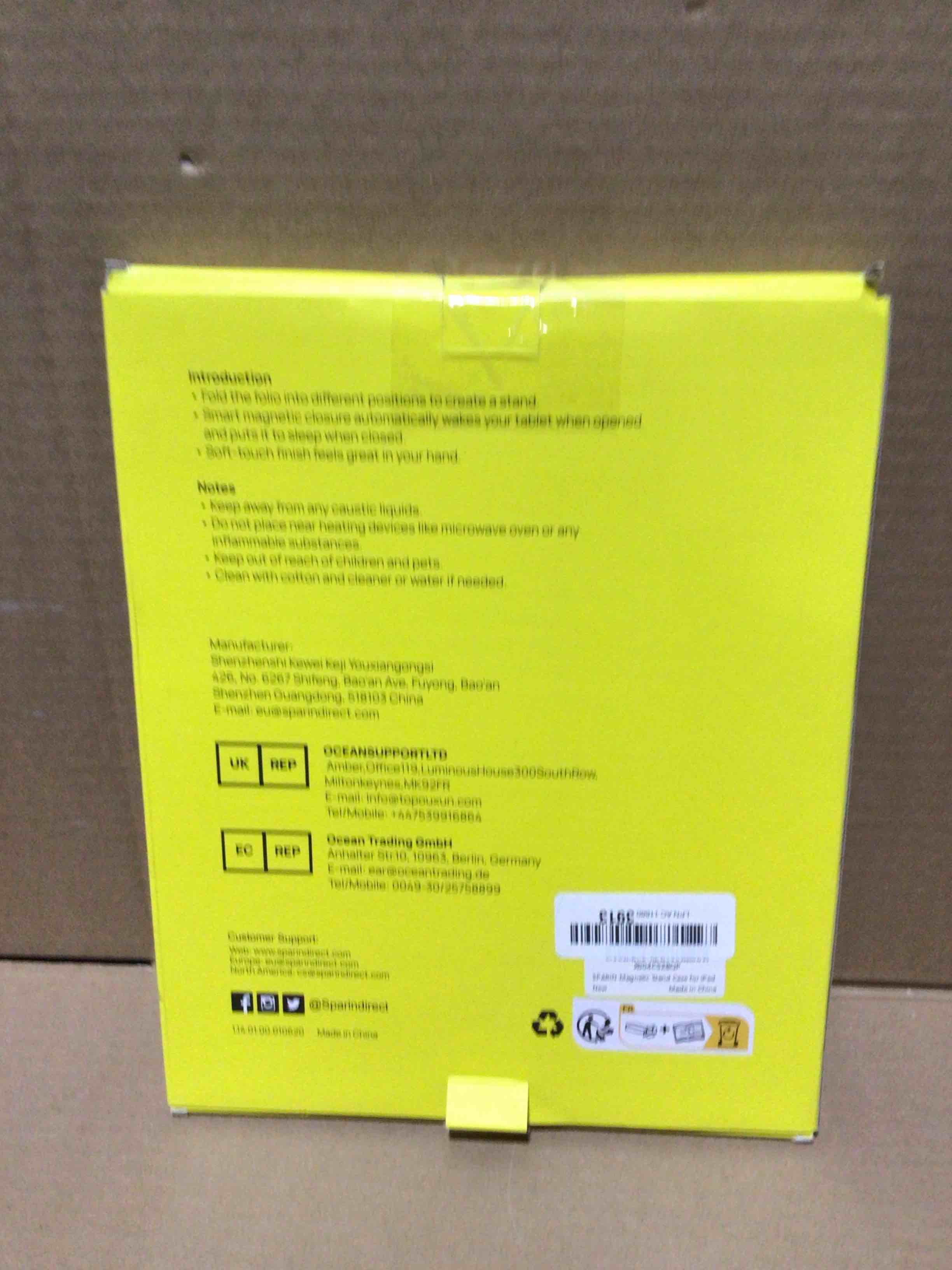 Condition photo showing New/Like New for ccmao for new ipad air 13 inch (m3/m2) case 2025/2024, ipad air 13 cover with pencil holder and kickstand, support touch id, heavy duty shockproof protective case, rose gold+gray ipad air 13-inch #3 rose gold+gray