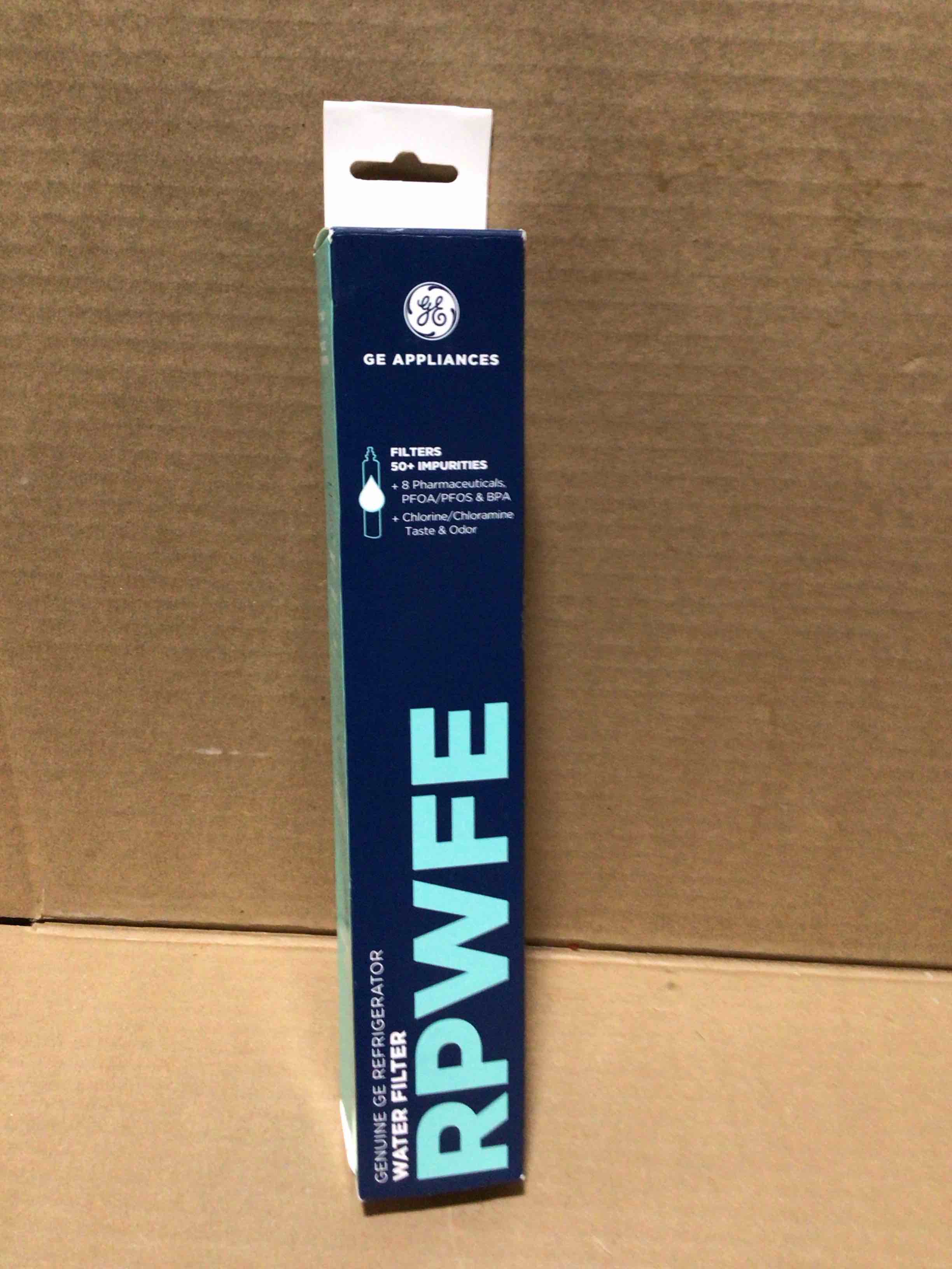 Condition photo showing New/Like New for GE RPWFE Refrigerator Water Filter, Genuine Replacement Filter, Certified to Reduce Lead, Sulfur, and 50+ Other Impurities, Replace Every 6 Months for Best Results, Pack of 1
