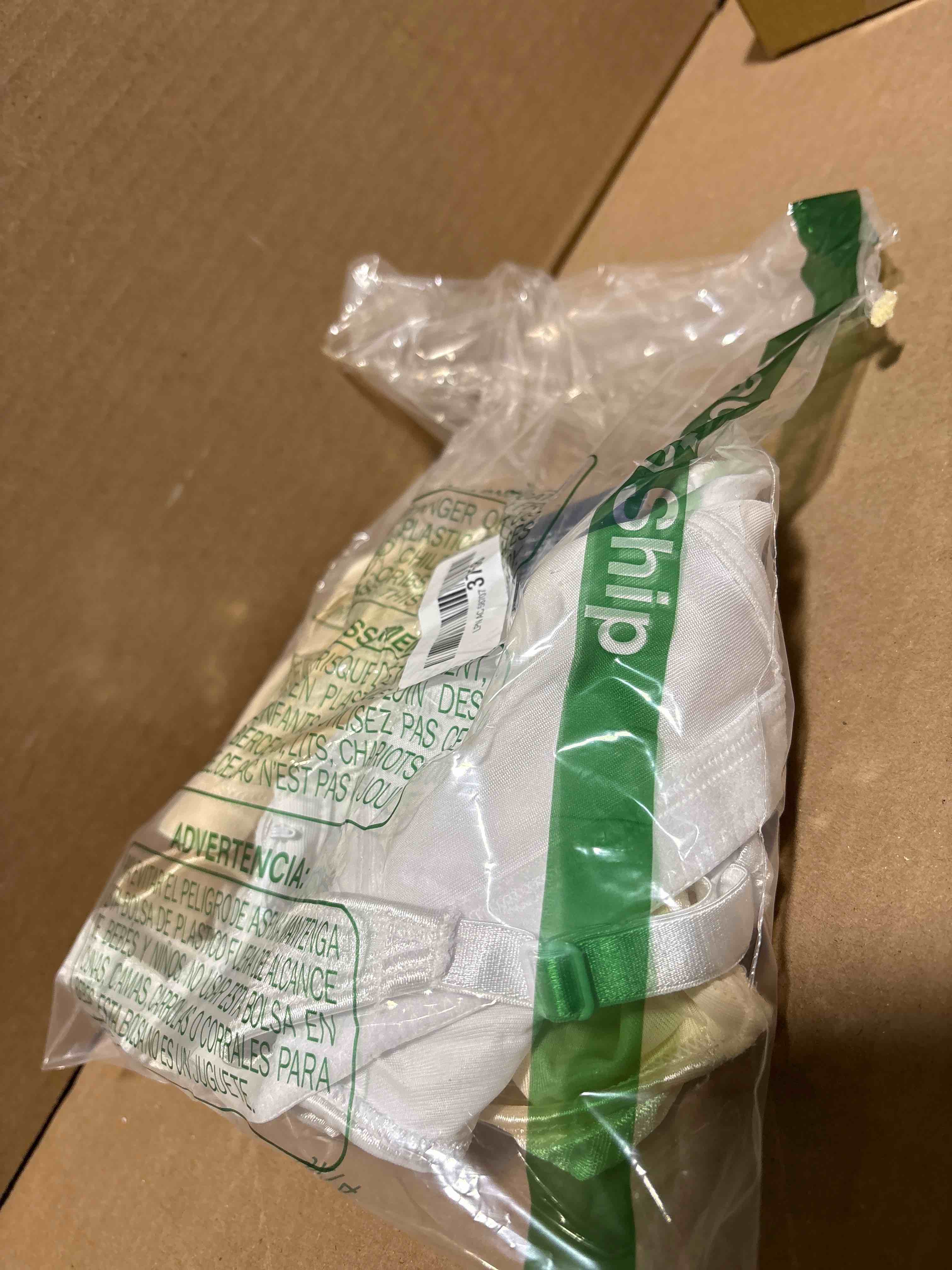 Condition photo showing item condition for PLAYTEX Women's Wireless Bra, 18 Hour Plus-Size Bras Available, Front Close, Extra Back Support, E525, Single or 2-Pack 36B White/Light Beige, 2 Pack 2