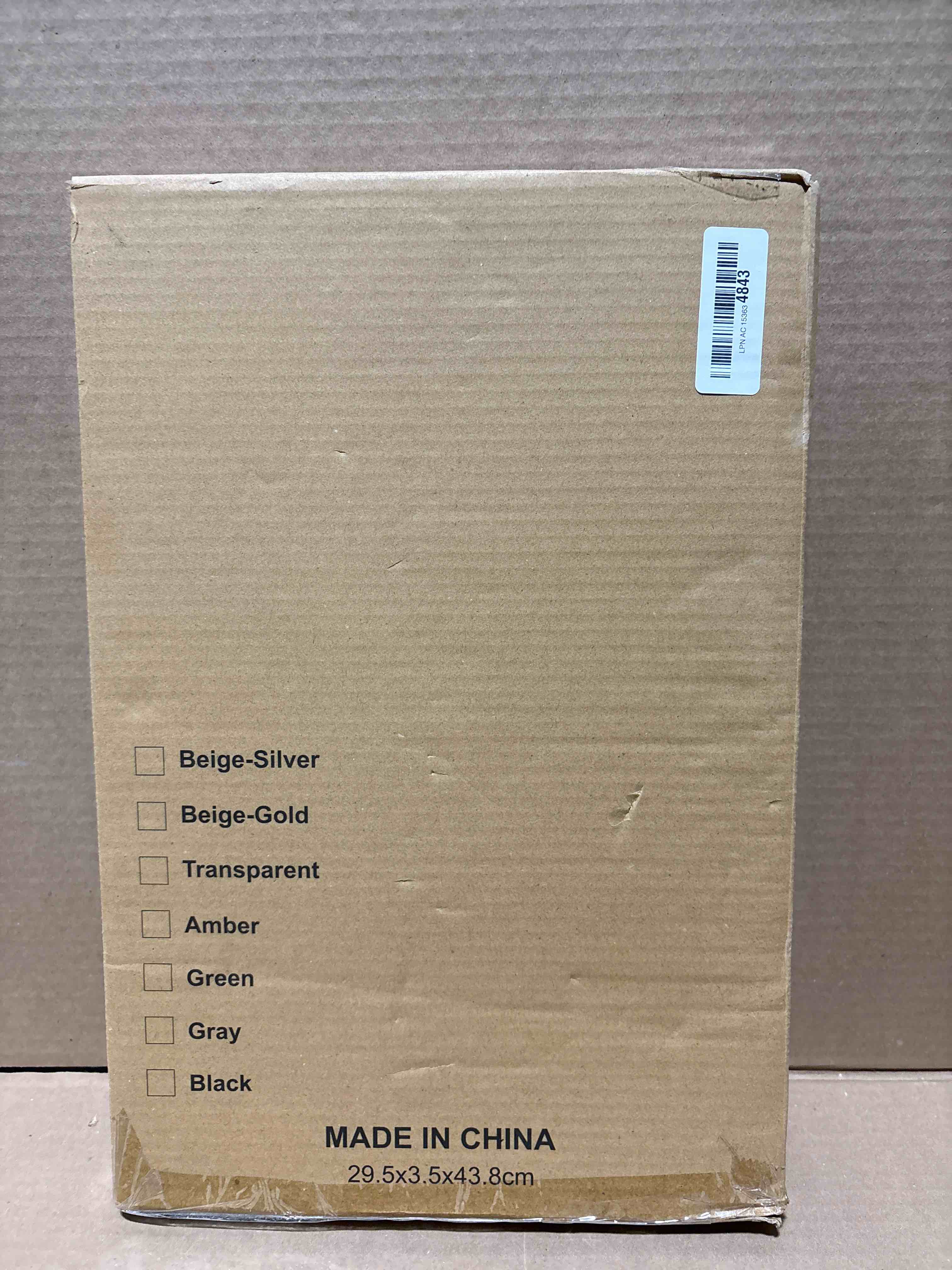 Condition photo showing New/Like New for Serving Tray with Handles Set of 3 Rectangular Large Serving Platters 16.5/14.9/13.2 Inch White Plates for Dinner, Party, Entertaining, Cream Gold 3 Pack-cream Gold