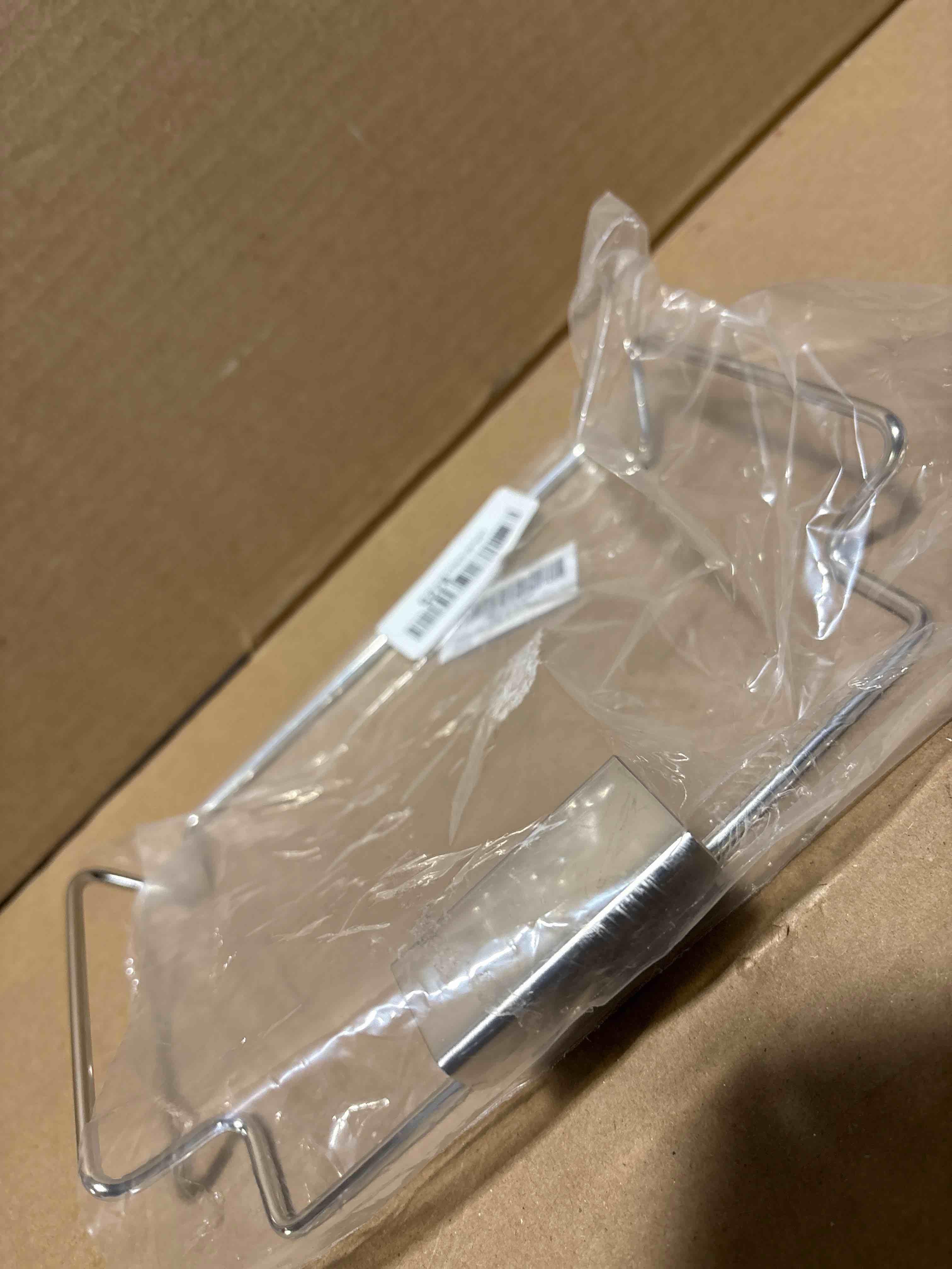 Condition photo showing New/Like New for 2 Pcs Large Stainless Steel Trash Bag Holder for Cabinets, Cupboards, Under Sink, Garbage, Kitchen Waste, Silver Silver 2