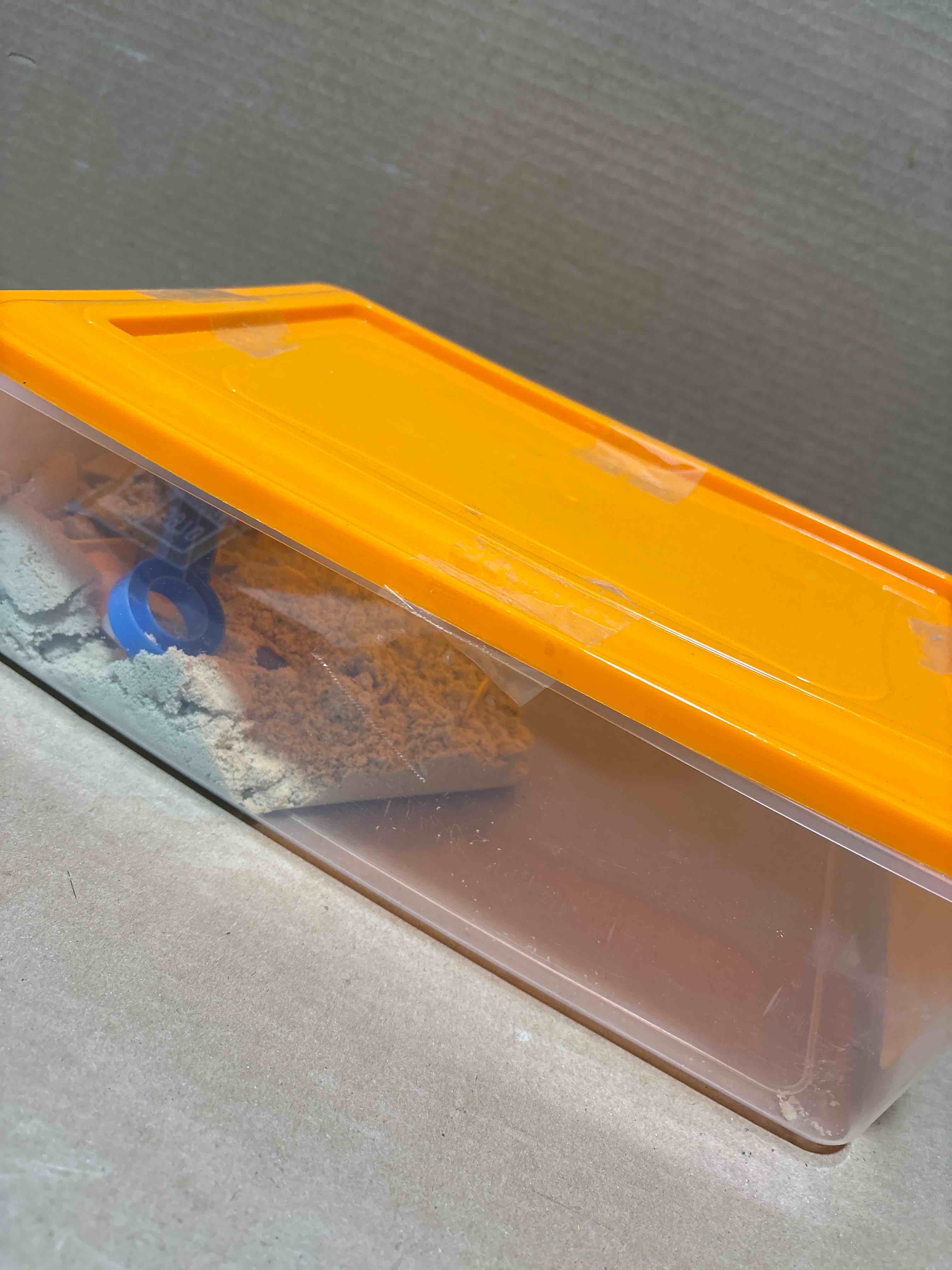 Condition photo showing Good Condition for Creativity for Kids Sensory Bin: Construction Zone Playset - Preschool Learning Activities, Excavator Toys for Boys Ages 3-5+, Outdoor Toys and Gifts for Kids