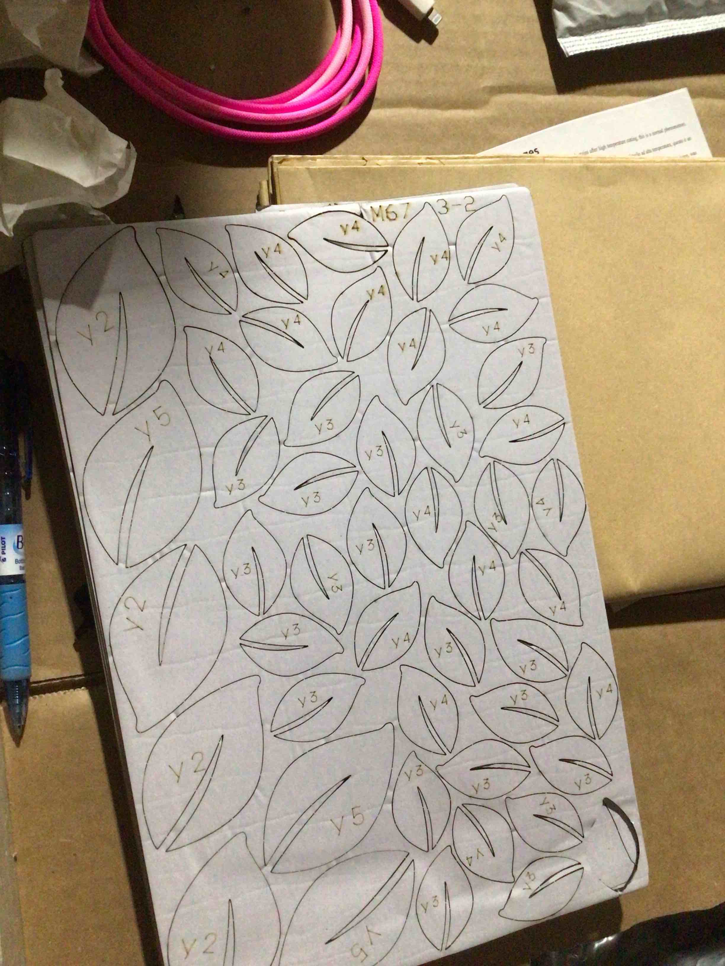 template splicing diagram 