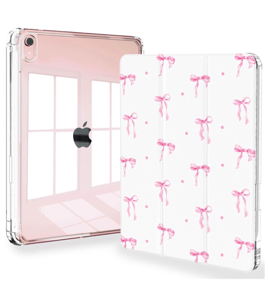 IPad case pick with bows, small