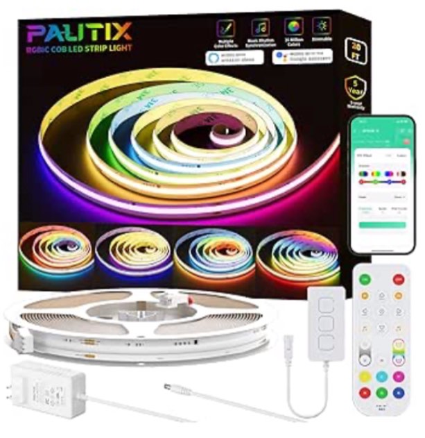 PALITIX RGB smart IC COB LED strip light