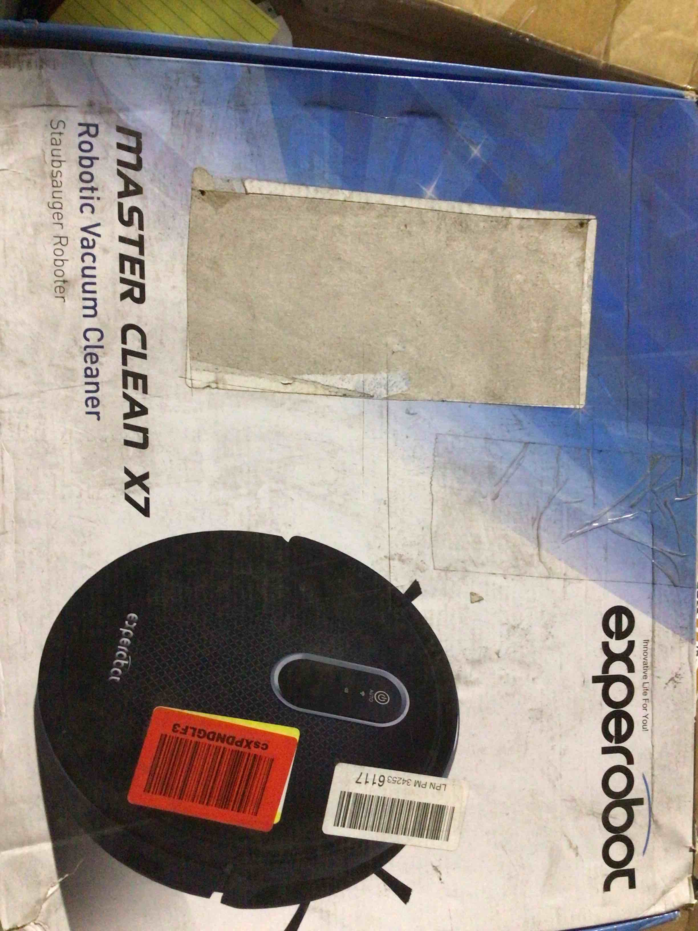 EXPERROBOT master clean x7 robotic vacuum cleaner