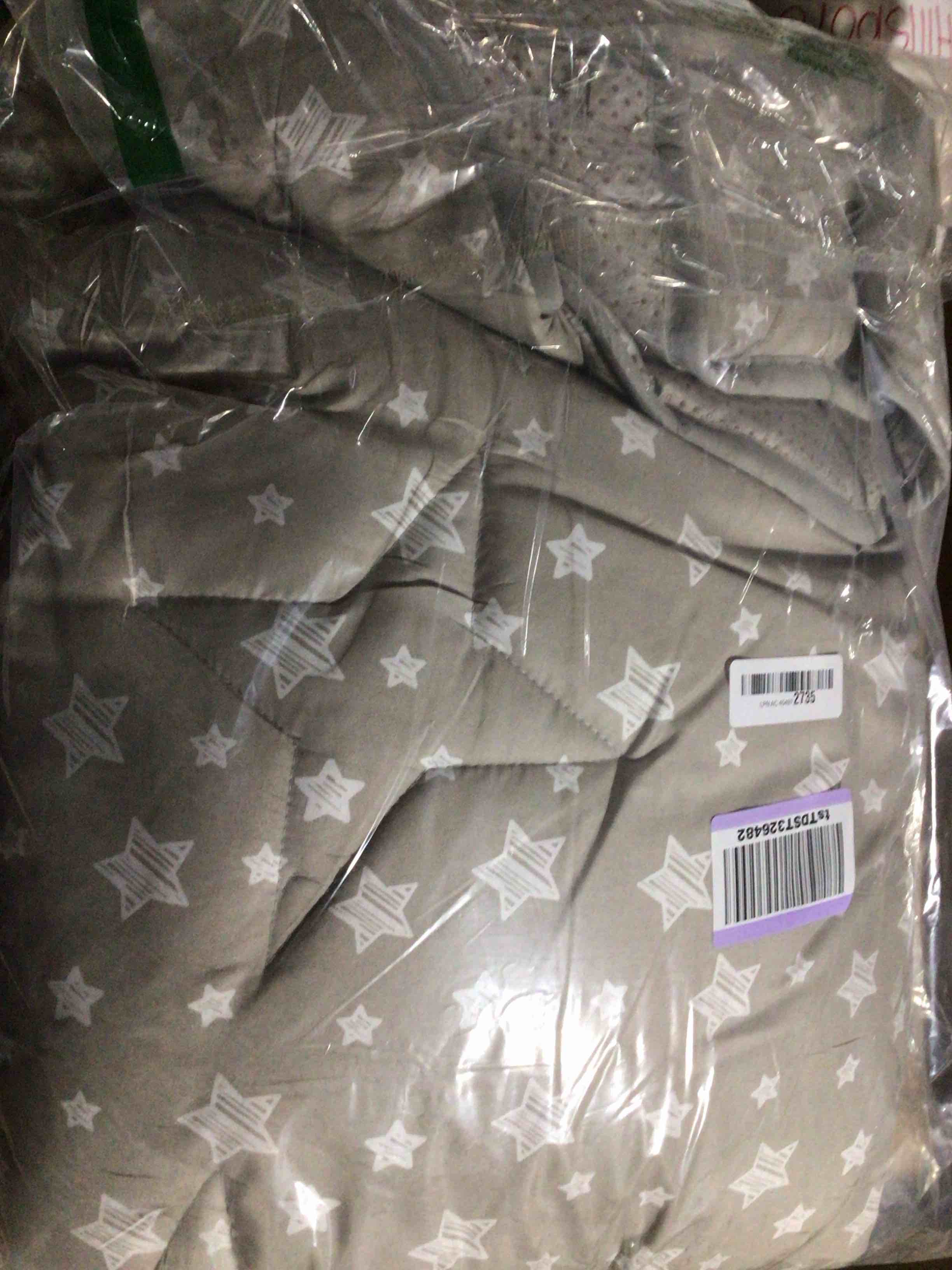 Condition photo showing New/Like New for Octagon Playpen Mat Grey, Non Slip 8 Panel Playpen Mattress Mat Fits Regalo Extra Large Play Yard and hiccapop XL 69" Baby Playpen, Grey Star Octagon Playard Pad Grey with Star 8 Panel for Regalo Extra Large Play Yard 8 Panel