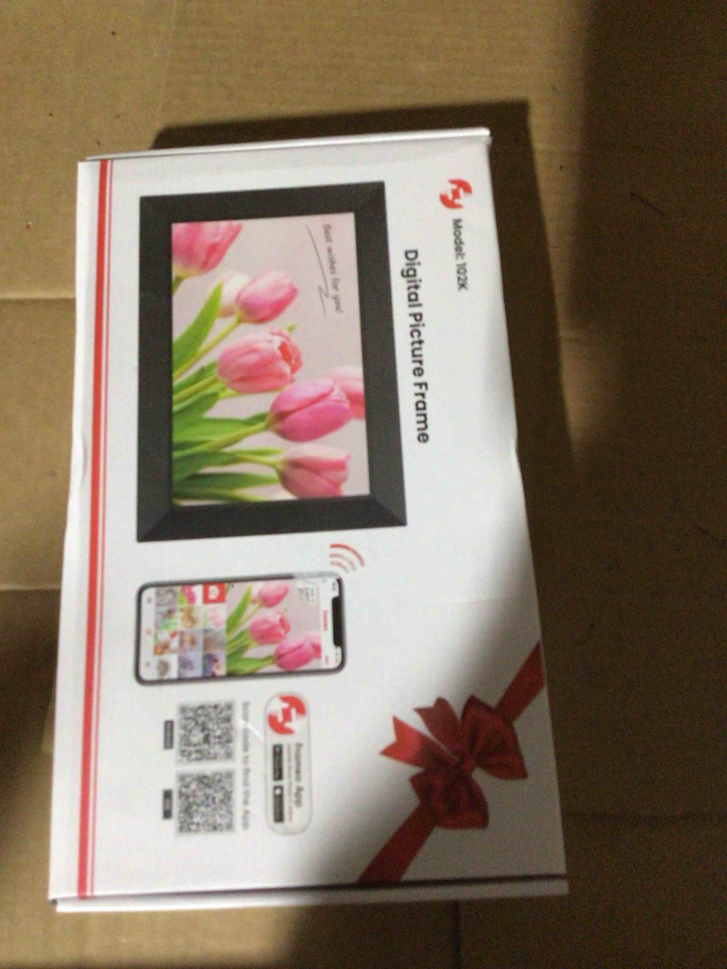 MaxAngel Digital Picture Frame 10.1 Inch WiFi Electronic Photo Frame (102KZ)