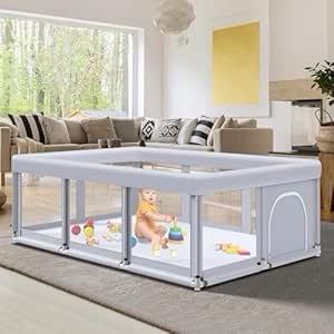 baby playpen,for toddlers, babies, (gray) suitable for play yards