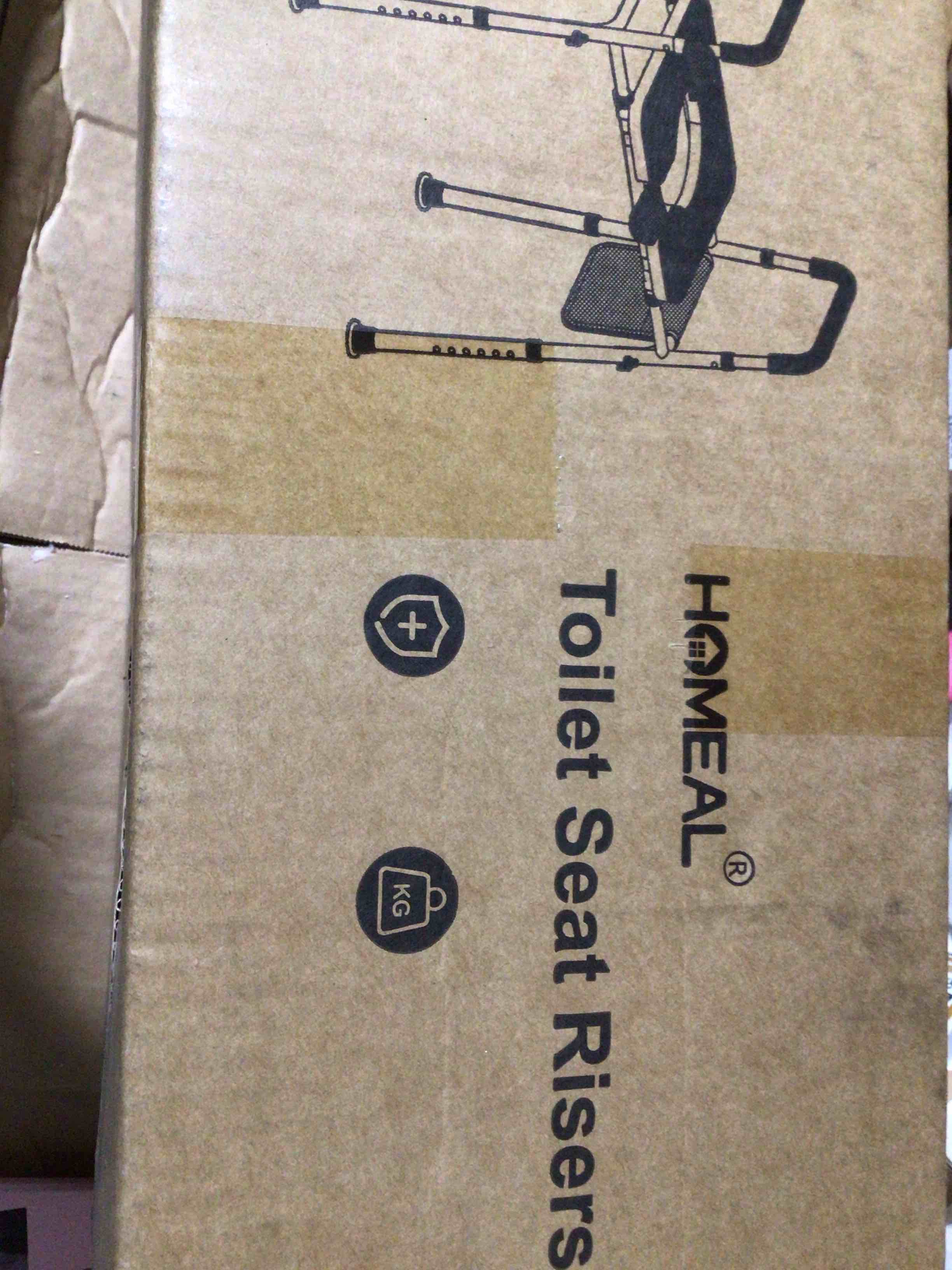 Condition photo showing New/Like New for HOMEAL toilet seat risers 