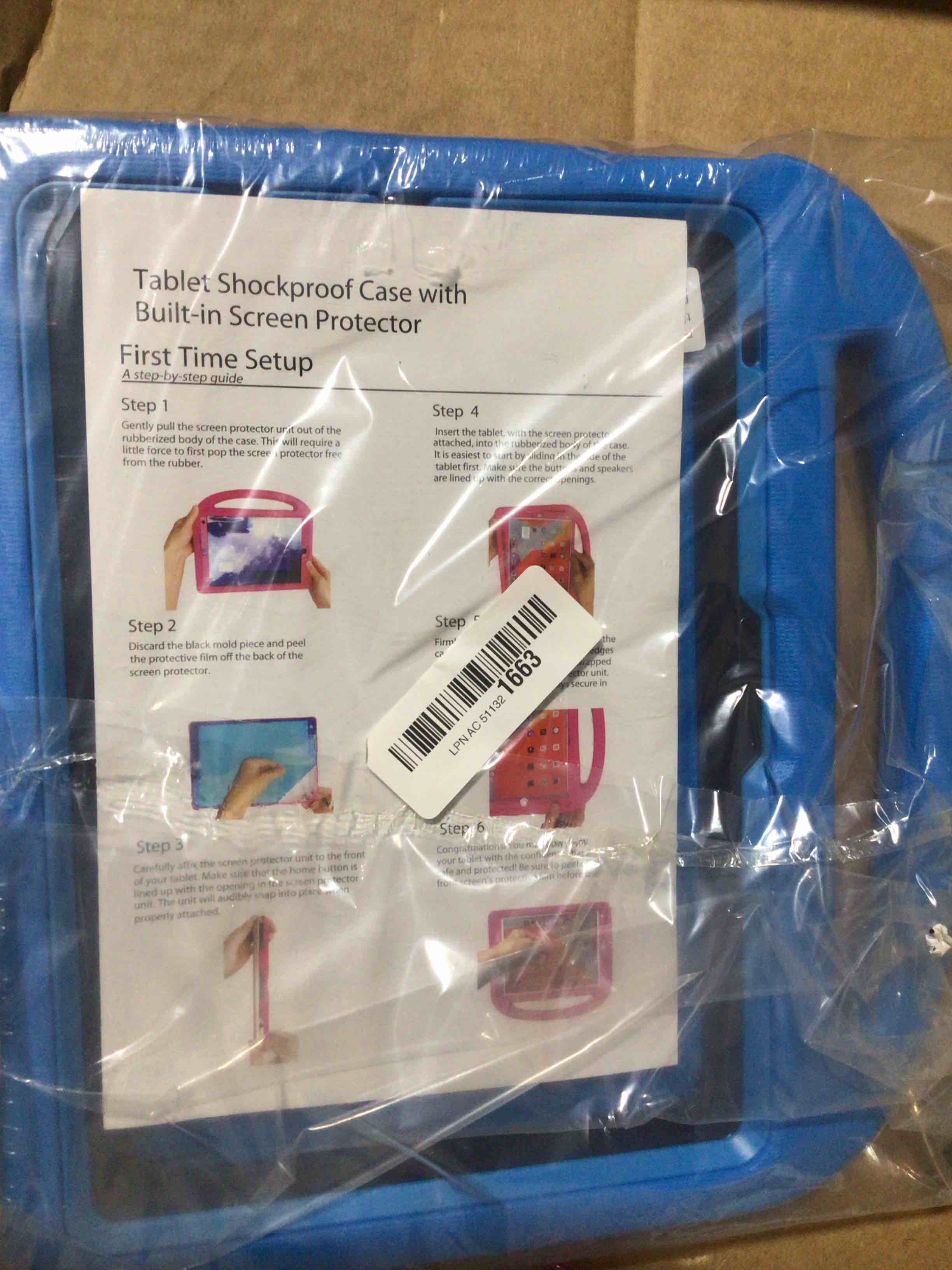 Condition photo showing New/Like New for 079 iPad 10th case for kids (blue) 