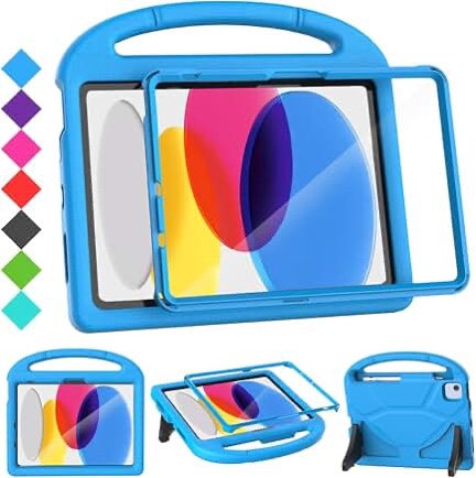 079 iPad 10th case for kids (blue) 