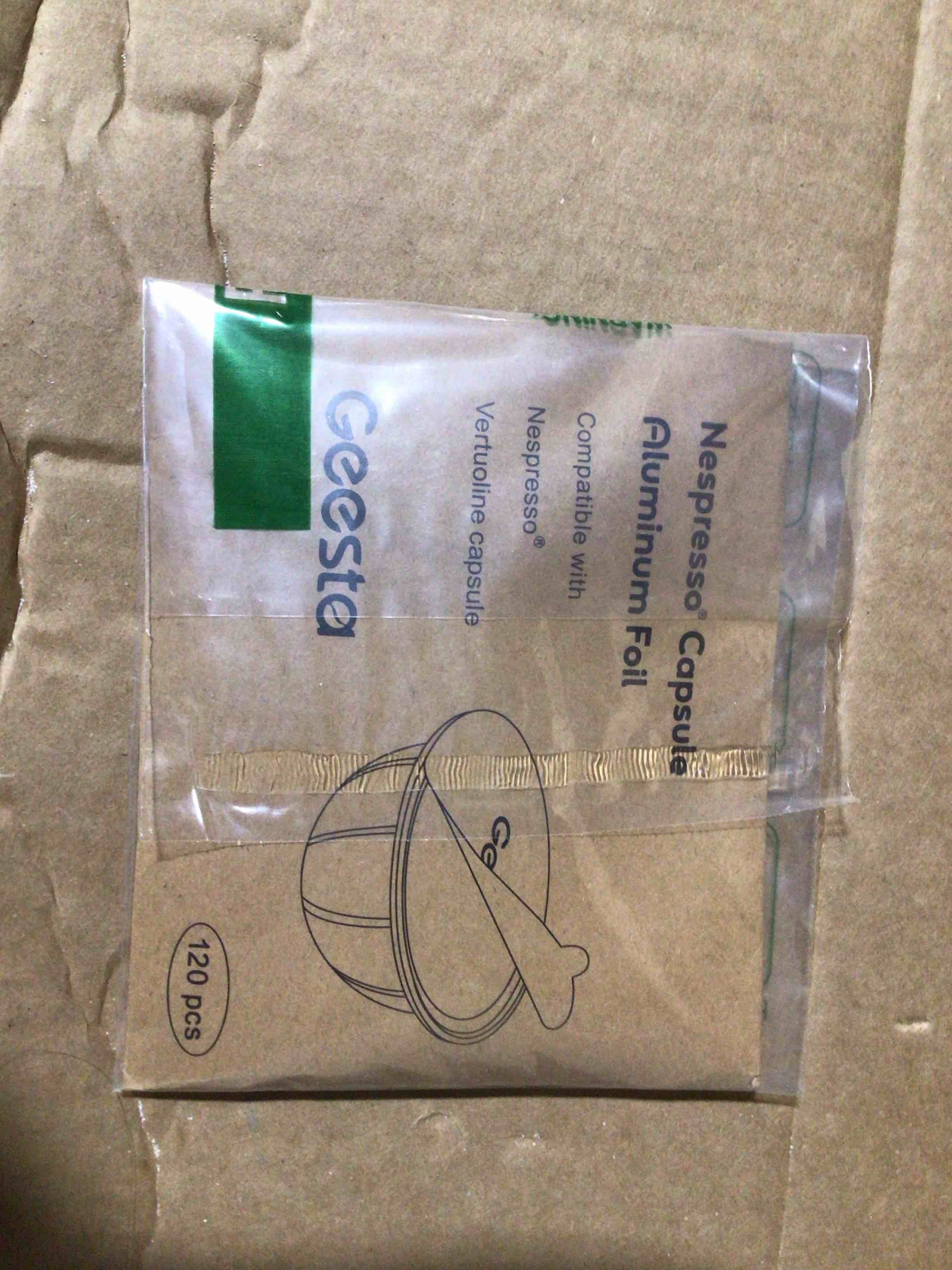 Condition photo showing New/Like New for Nepresso capsule aluminum foil, compatible with nepresso vertuoline capsule