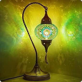 YARRA DECOR colored crystal lamp (led bulb included) 