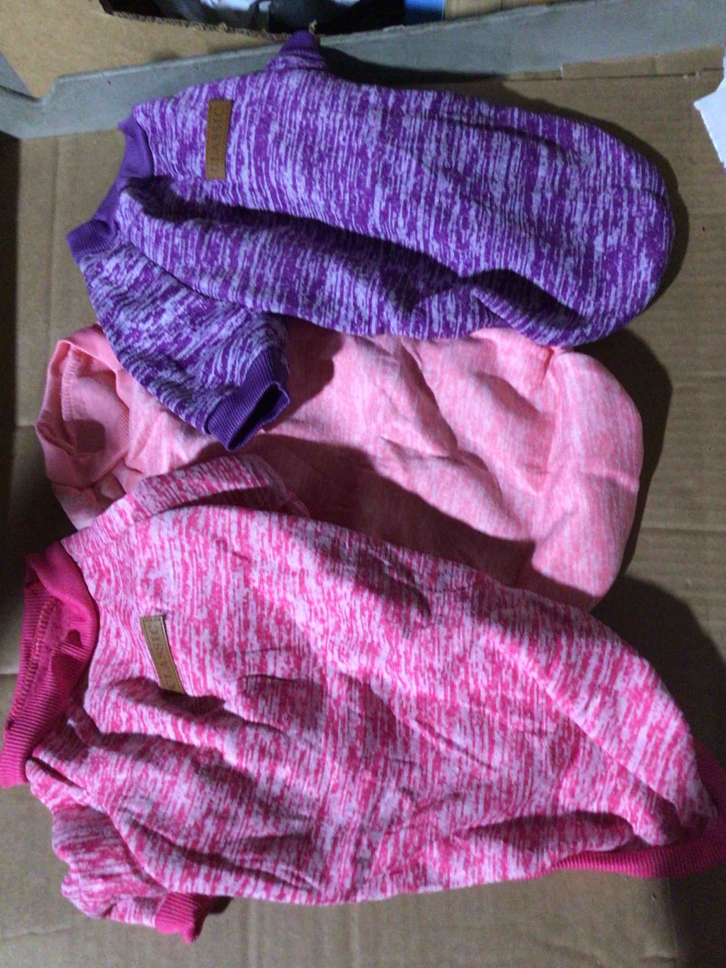 pack of 3 sweaters for small dogs girls and boys ,wuiter fleece clothing,sweatshirt 