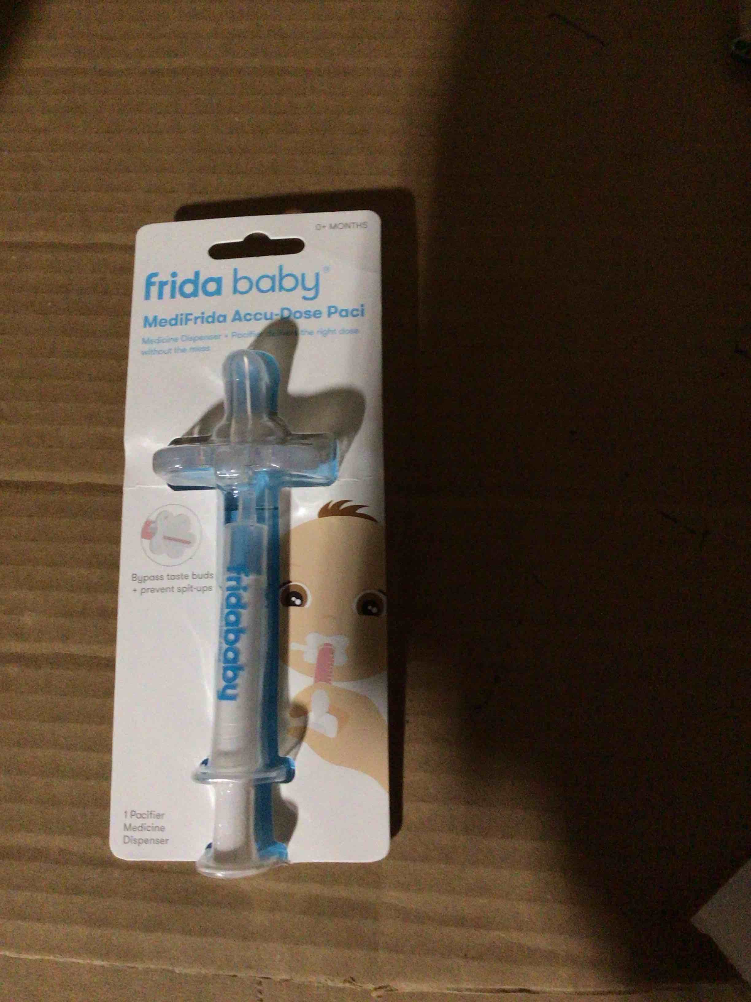 Frida Baby Medicine Pacifier Syringe, Accu-Dose Paci, Medi Frida Dispenser for Mess & Fuss Free Use, Made in USA Visit the Frida Baby Store