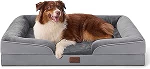 BEDSURE Comfy pet bed, orthopedic dog mat, 33x22inch/89x56cm (similar)