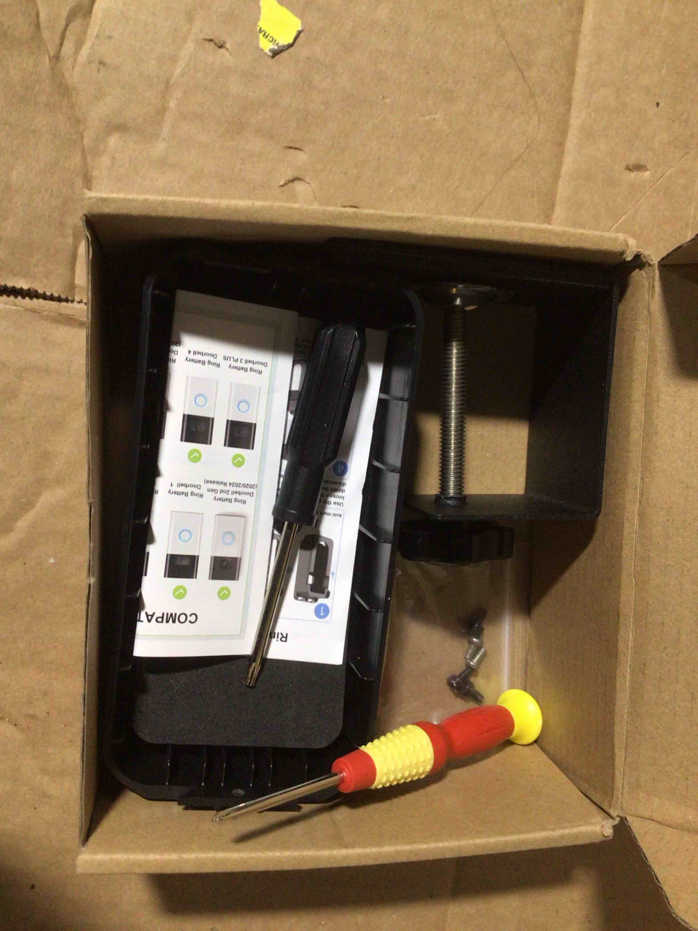 Condition photo showing New/Like New for Anti-Theft Doorbell Mount Compatible with Video Doorbell 1/2/3/3 Plus/4/Plus/Pro/(2020 Release)/(2024 Release), Adjustable No-Drill Doorbell Camera Mount Not Block Doorbell Motion Sensor