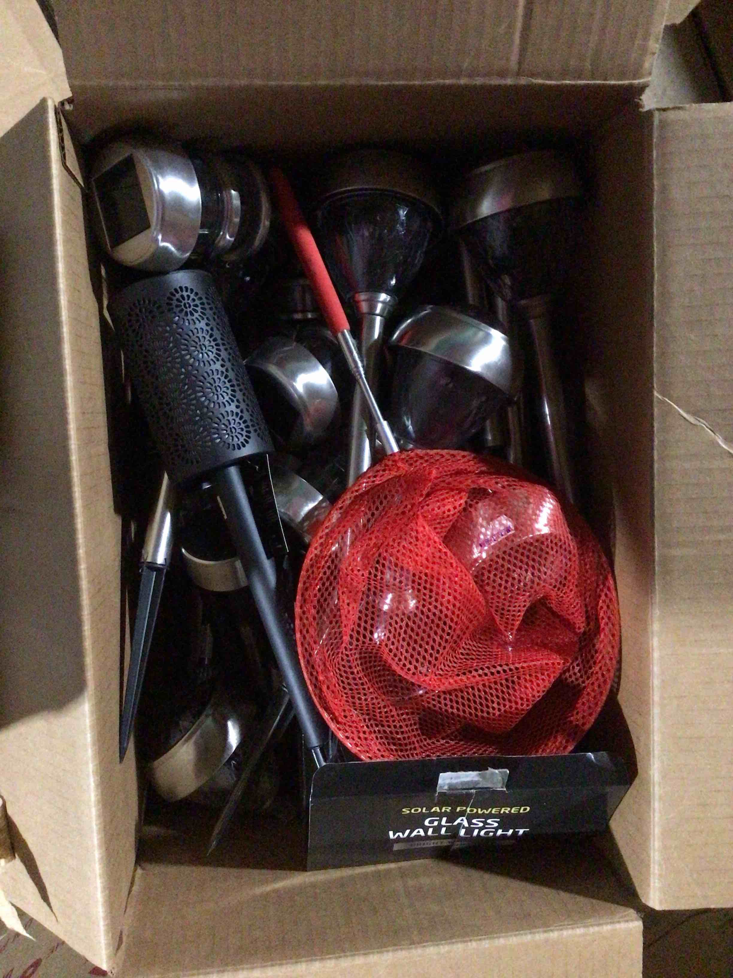 box lot of miscellaneous items 