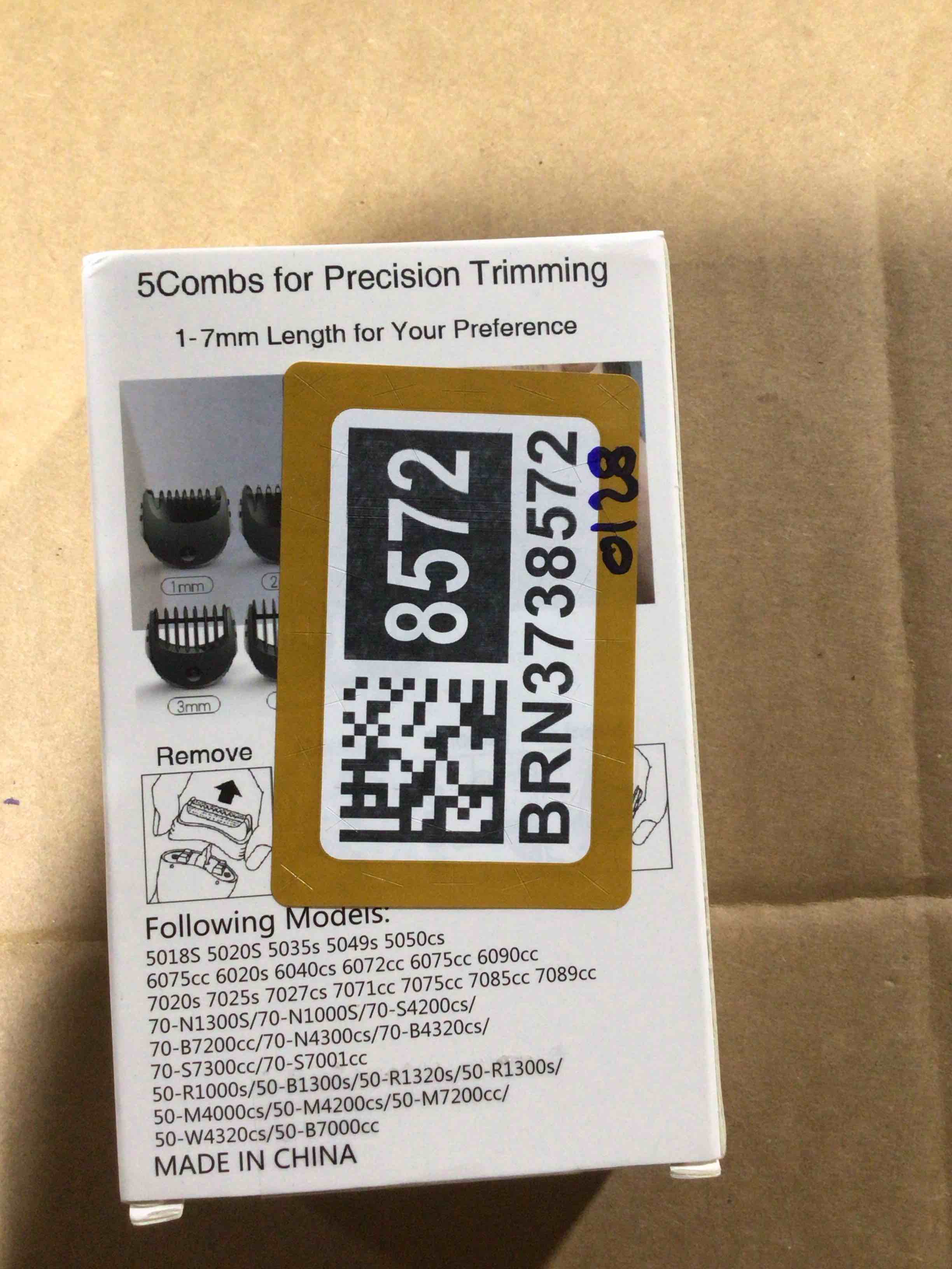 Condition photo showing New/Like New for Beard Trimmer Attachment Fit for Br-aun Series 5, 6 and 7 Electric Razors 1/2/3/5/7mm, Replacement Shaver Guide Combs for 5018s, 5020s, 6075cc, 7071cc, 7075cc, 7085cc, 7020s, 5050cs, 6020s, 6072cc