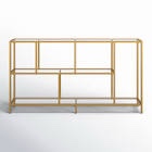 anishia 52” glass top console table