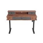 Adjustable Standing Desk With 4 Fabric Drawers
