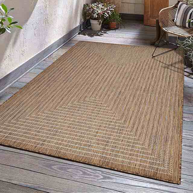 Outdoor Indoor Area Rug 8’ x 10’