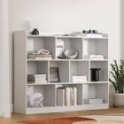vividwood bookcase 004-grey 10-cube 