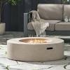 42” round concrete fire pit 42mgo-be-qq