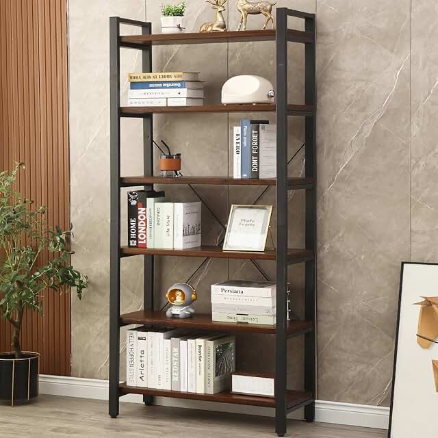 Etagere Brown Bookcase