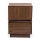 end table set of 2 ,walnut 