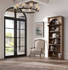 Martin Furniture Traditional 8' Tall Wood Bookcase, Storage Organizer, Display Shelf, Fully Assembled, Brown